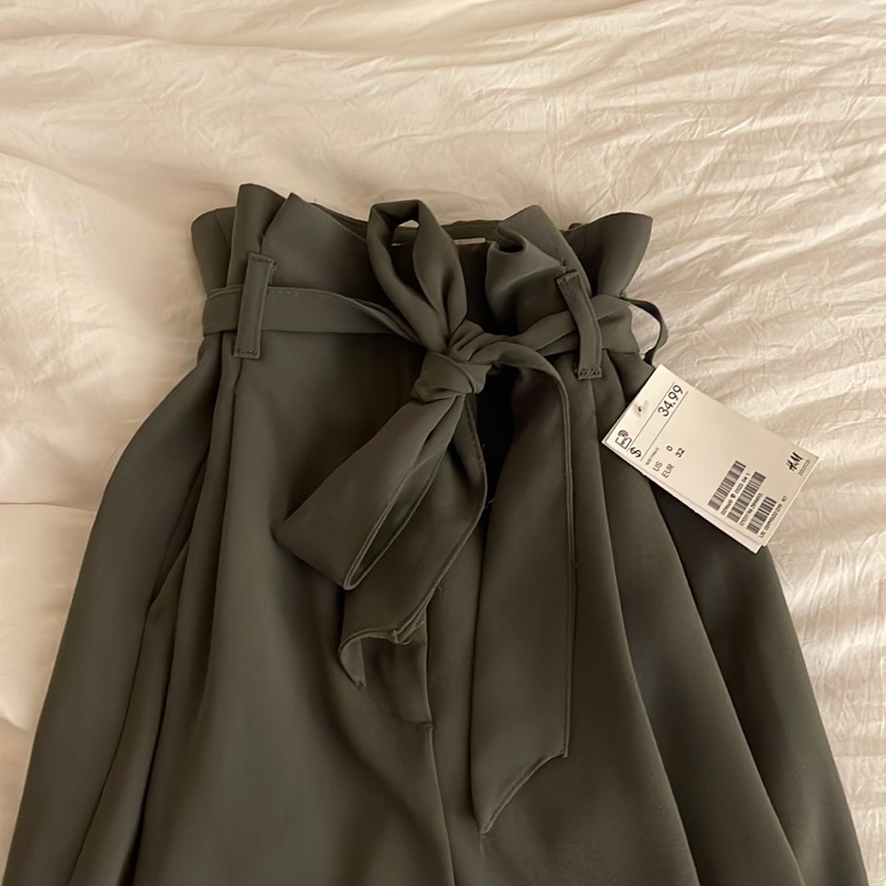 h&m straight leg pants